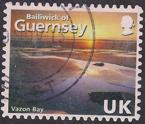 Guernsey GB 2014 QE2 UK Love the Bailiwick used stamp ( F1152 )