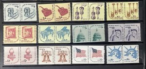 Scott 1581-1619, 1c to $5 Americana Series, MNH