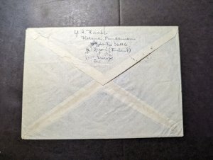 1948 Finland Red Cross Airmail Cover Helsinki to Topeka KS USA