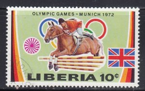 Liberia 1972 Sc#593 Horse jumping Used