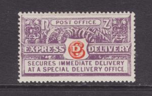 New Zealand SG E4 MLH. 1937-39 6p Special Delivery, Wiggins Teape Paper, thin