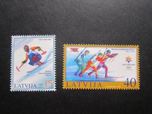 Latvia 2002 Sc 546-547 set MNH