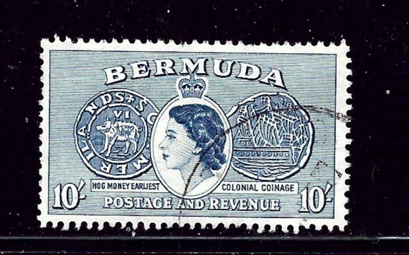 Bermuda 161 Used 1953 issue