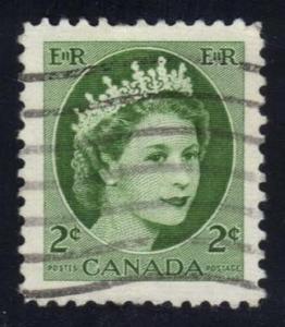 Canada #338 Queen Elizabeth II; Used