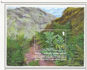 Ascension 2004 Royal Horticultural Society miniature sheet sg.MS899   MNH