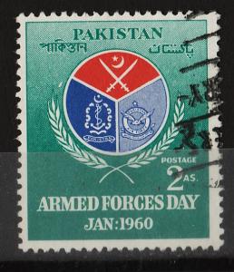 Pakistan 1960 Armed Forces Day 2A (1/2) USED Sc(106)