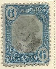U.S. Scott #R108 Revenue 2nd Issue Stamp - Used  Single