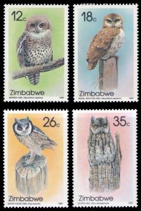 Zimbabwe 1987 Scott #542-545 Mint Never Hinged