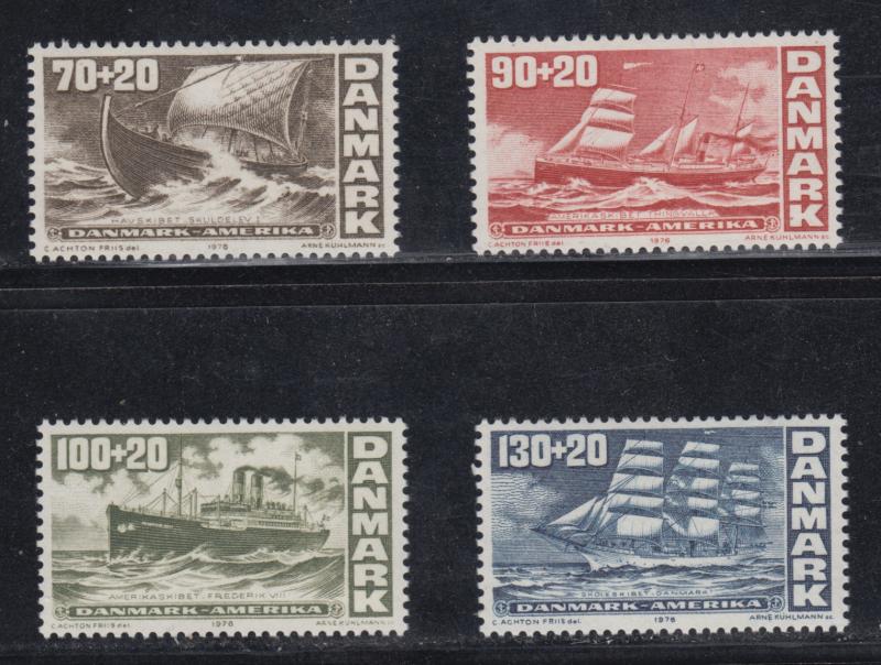 Denmark   #b49-52  mnh   cat $3.25