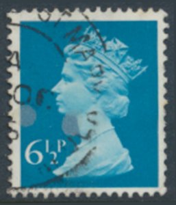 GB  Machin 6½p SG X872 1 band  Used SC# MH60  see scans & details