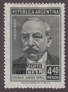 Argentina O111 Roque Saenz Pena O/P 1957