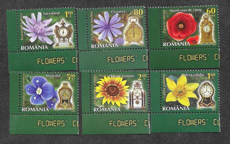 Romania 5411-5416 Mint NH Flora Fauna Flowers!