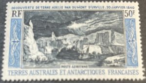 FRENCH SOUTHERN & ANTARCTIC TER.# C7-MINT NEVER/HINGED-SINGLE-AIR-MAIL-1965