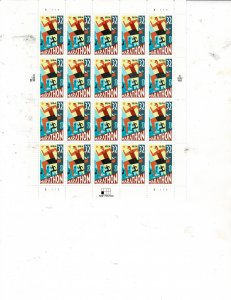 Marathon 32c US Postage Sheet #3067 VF MNH