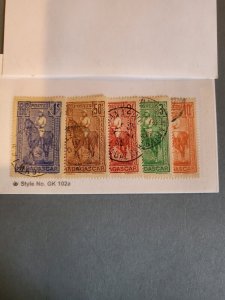 Stamps Madagascar Scott #173-7 used