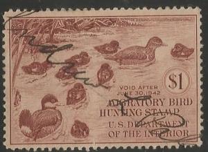 U.S. Scott #RW8 Duck Stamp - Used Single