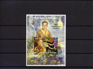 Sao Tome and Principe 2004 Scouts/Butterflies/Birds/Orchids/B.Franklin 9 SS MNH