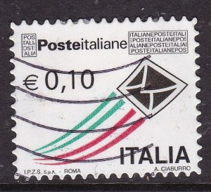 Italy 2010 Envelope 10c Fine Used SG 3287 VGC