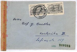 ai2380 - GREECE - Postal History - CENSORED COVER to GERMANY - 1943