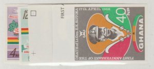 Ghana Scott #327-330 Imperf Stamps - Mint NH Set