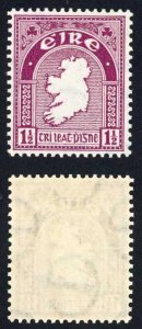 Ireland SG113 1 1/2d Claret 2nd Wmk U/M Cat 19 pounds