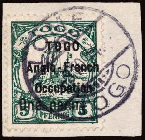 Togo Scott 34a Gibbons 13a Used Stamp