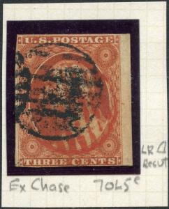 #10 VF USED POS.70L5e BLACK & RED CANCEL EX-CHASE CV $210.00 BP1309