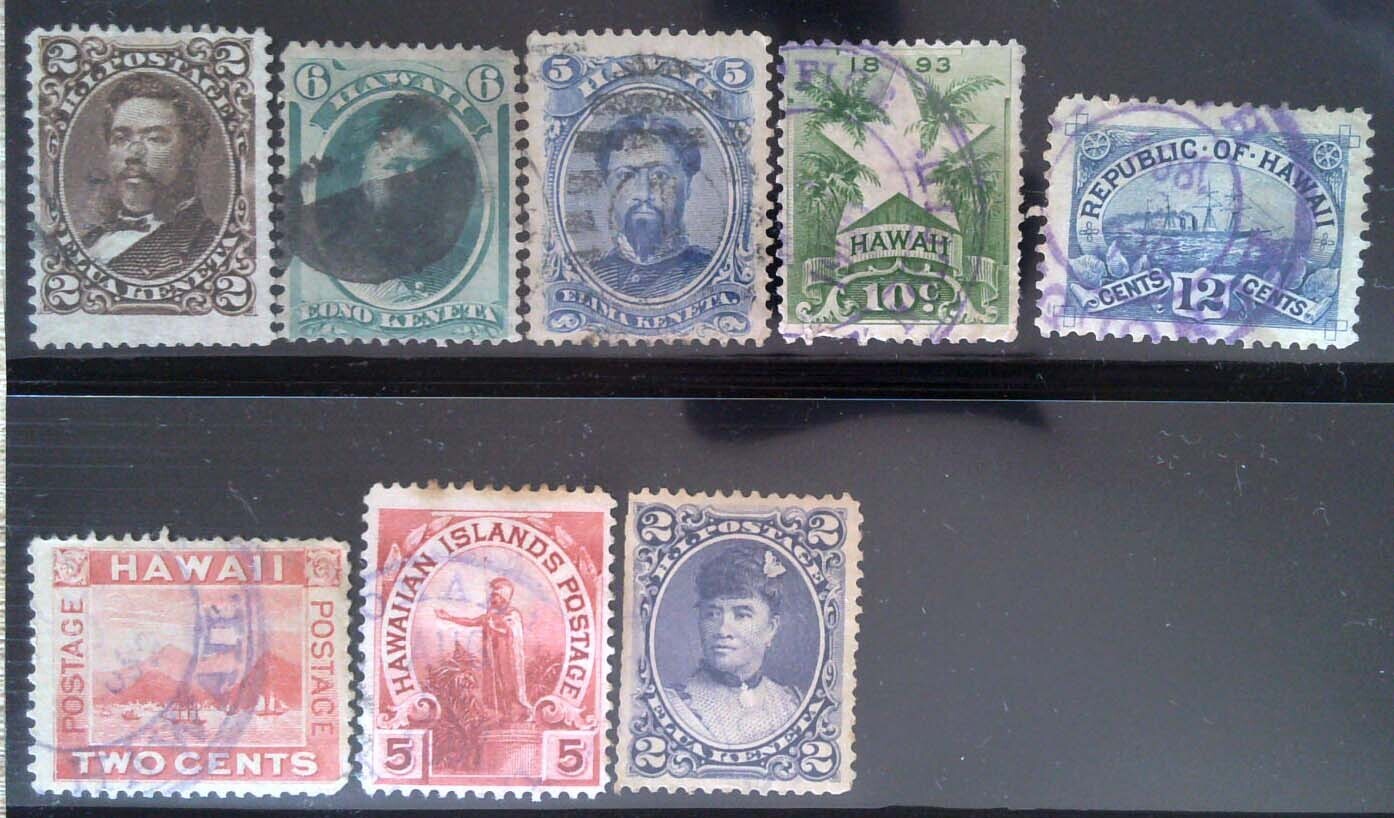Hawaii Lot Used United States, Revenues Stamp / HipStamp