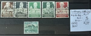 Germany Used Selection #B59//B121- SCV=$13.60*