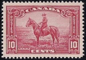 Canada #223 10 cent Mount Police M OG NH EGRADED XF 93 XXF