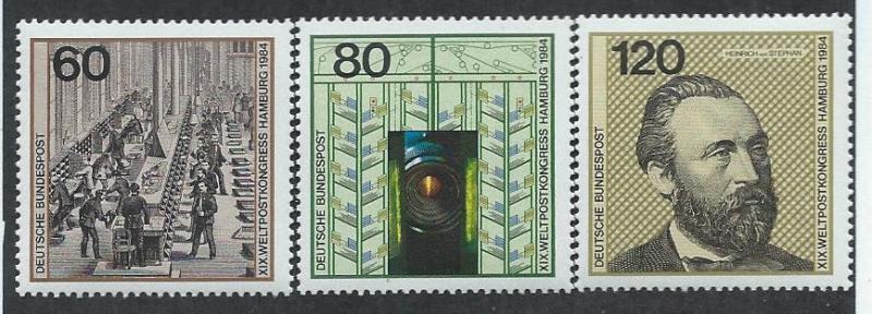 GERMANY SC# 1420a-c F-VF MNH 1984