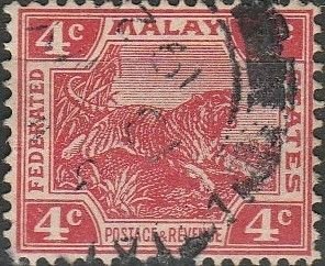 Malaya, #44 Used, From 1906-22