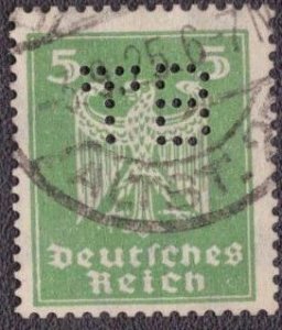 Germany 331 1924 Used Perfin