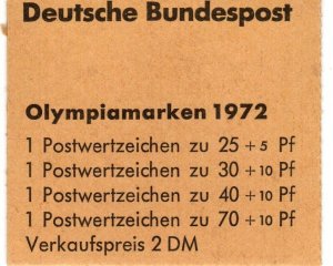 Germany #B490e  Complete Booklet CV $7.50 (X1946)