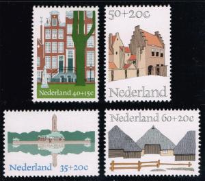 Netherlands #B509-B512 Architecture Set of 4; MNH