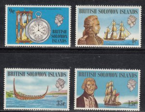 British Solomon Islands Scott #250-253 MH