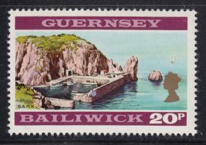 Guernsey 1971 MNH Scott #54 20p Creux Harbour