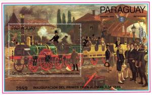 Paraguay 1985 1st.German Train SS mnh Sc # 2152 