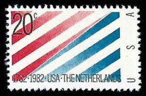 PCBstamps   US #2003 20c U.S. & Netherlands, MNH, (16)