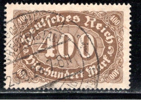 Germany Reich Scott # 159, used, exp.h/s, Mi# 222a