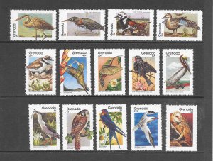 BIRDS - GRENADA #1705-18 MNH