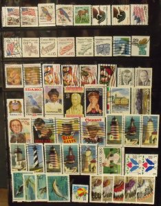 A297   USA      3c to 29c Stamps Collection      Used