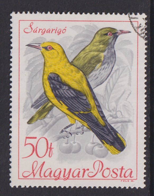 Hungary   #1890  cancelled  1968  birds 50f