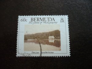 Stamps - Bermuda - Scott# 558 - Used Part Set of 1 Stamp