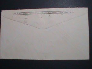 ​UNITED STATES,1935 COMMERCIAL COVER-87 YEARS OLD FANCY CANCELLED-USED VF