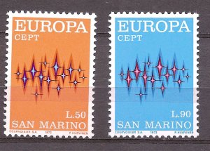 San Marino - 1972 - Mi. 997-98 (CEPT) - MNH - RB158