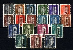 Austria 1945  Scott #405-23 MH