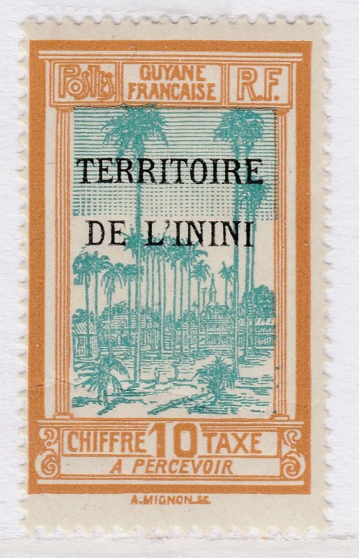 French Colony Inini Postage Due 1932-41 10cMH* Stamp A22P17F8847-