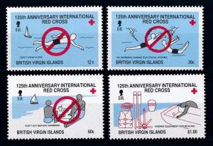 [71270] British Virgin Islands 1988 Red Cross Swimming  MNH