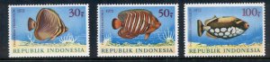 Indonesia 1972 Marine Life Fish MUH